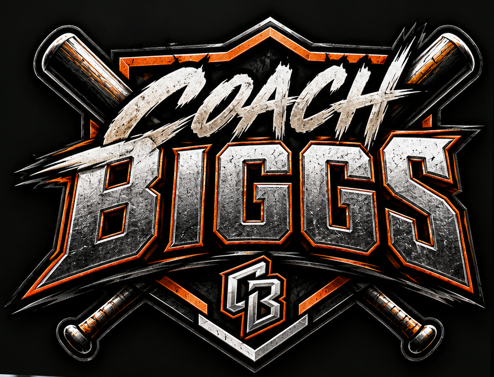 Coach Biggs baseball glove relacing and conditioning logo